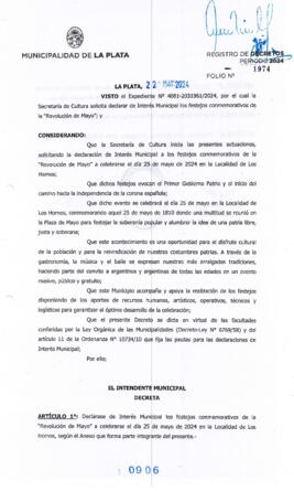 Decreto nº 906 de 2024, ALAK, Julio Cesar