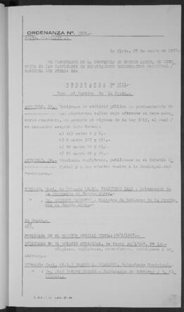 Ordenanza n° 3521 de 1967