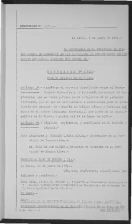 Ordenanza n° 3712 de 1971