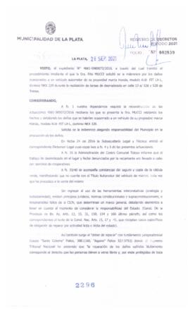 Decreto nº 2296 de 2021, GARRO, Julio cesar