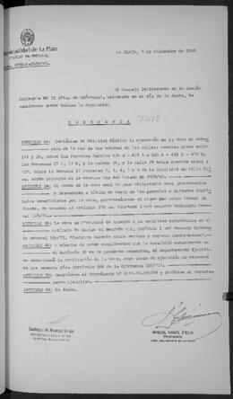 Ordenanza n° 7418 de 1989