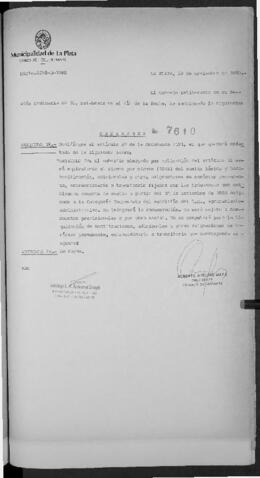Ordenanza n° 7610 de 1990