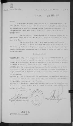 Ordenanza n° 4850 de 1981