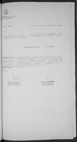 Ordenanza n° 8744 de 1996
