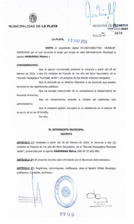 Decreto nº 799 de 2024, ALAK, Julio Cesar
