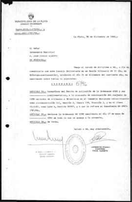 Ordenanza n° 5796 de 1984