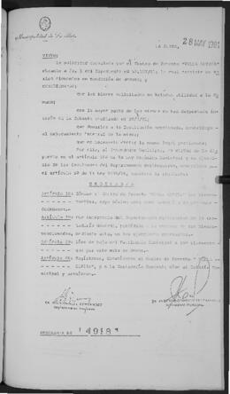 Ordenanza n° 4918 de 1981
