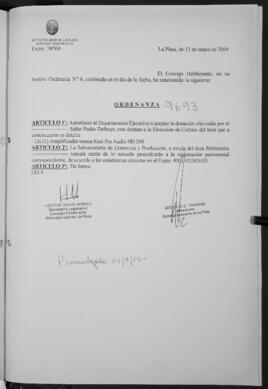 Ordenanza n° 9693 de 2004