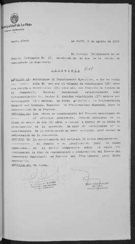 Ordenanza n° 8169 de 1993
