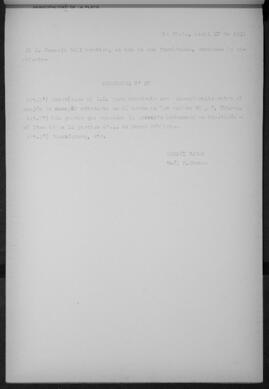 Ordenanza n° 27 de 1933