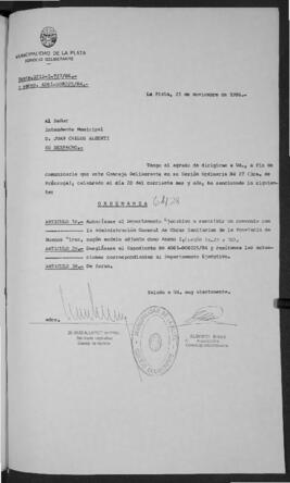 Ordenanza n° 6428 de 1986