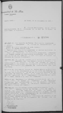 Ordenanza n° 8734 de 1996