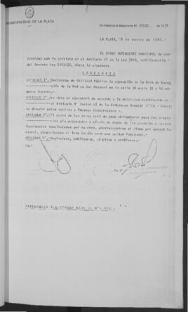 Ordenanza n° 4659 de 1980