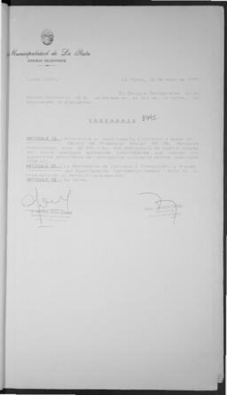 Ordenanza n° 8495 de 1995