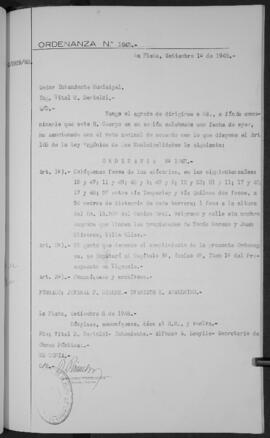 Ordenanza n° 1042 de 1948