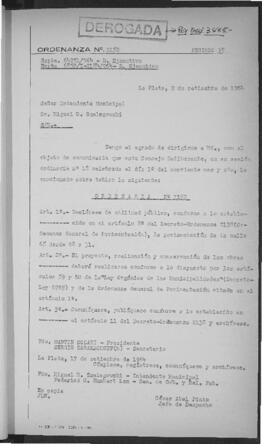 Ordenanza n° 3152 de 1964