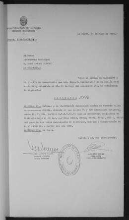 Ordenanza n° 5876 de 1985