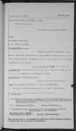 Ordenanza n° 3917 de 1974