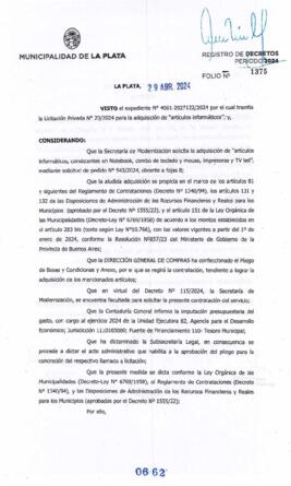 Decreto nº 662 de 2024, ALAK, Julio Cesar