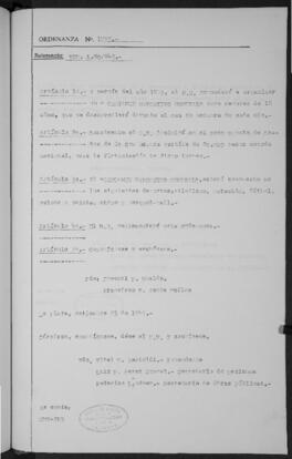 Ordenanza n° 1775 de 1949
