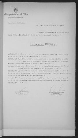 Ordenanza n° 7642 de 1990