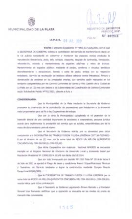 Decreto nº 1545 de 2021, GARRO, Julio cesar