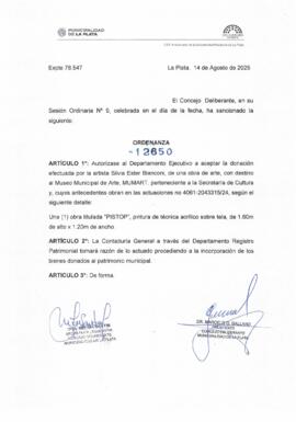 Ordenanza n° 12650 de 2025