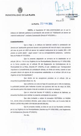 Decreto nº 903 de 2024, ALAK, Julio Cesar