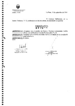 Ordenanza nº 9779 de 2004