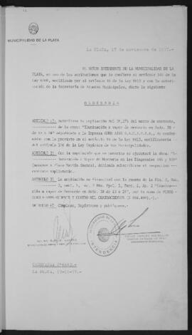 Ordenanza n° 4442 de 1977