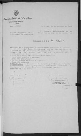 Ordenanza n° 8565 de 1995