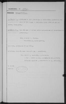 Ordenanza n° 1776 de 1949