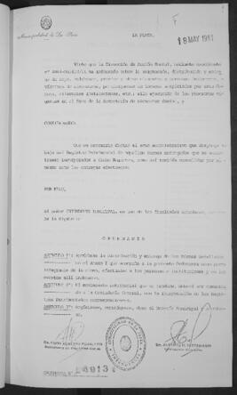 Ordenanza n° 4913 de 1981
