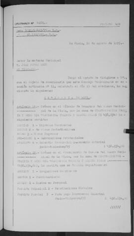Ordenanza n° 4181 de 1975