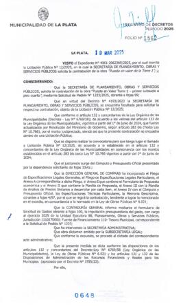 Decreto nº 648 de 2025, ALAK, Julio Cesar
