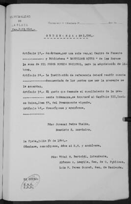 Ordenanza n° 1590 de 1949