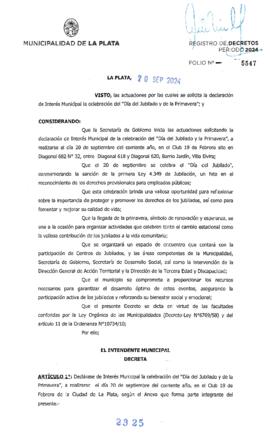 Decreto nº 2325 de 2024, ALAK, Julio Cesar