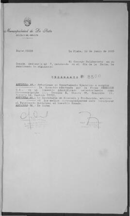 Ordenanza n° 8500 de 1995