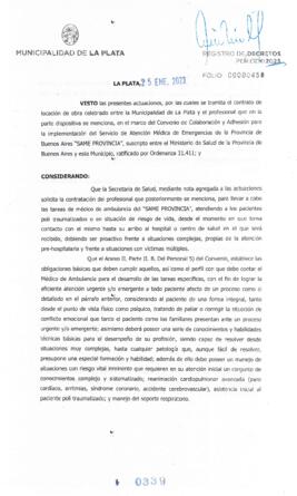 Decreto nº 339 de 2023, GARRO, Julio cesar