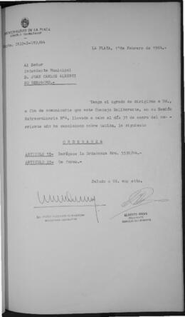Ordenanza nº 5549 de 1984
