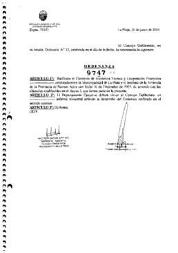 Ordenanza nº 9747 de 2004