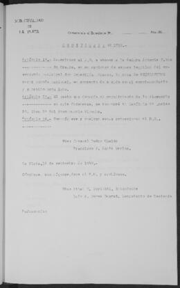 Ordenanza n° 1737 de 1949