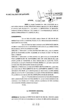 Decreto nº 103 de 2021, GARRO, Julio cesar