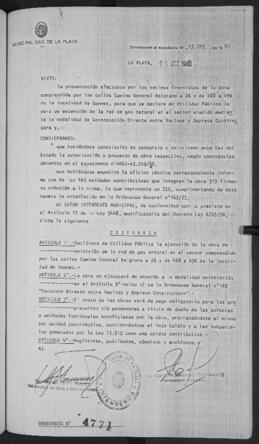 Ordenanza n° 4771 de 1980
