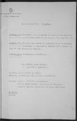 Ordenanza n° 1901 de 1949