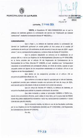 Decreto nº 933 de 2024, ALAK, Julio Cesar