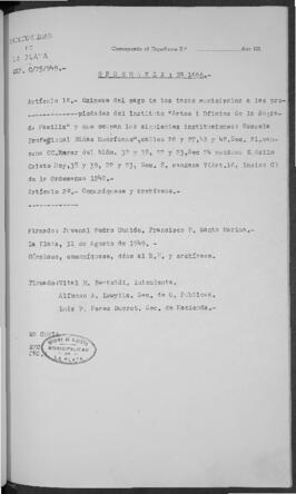 Ordenanza n° 1666 de 1949