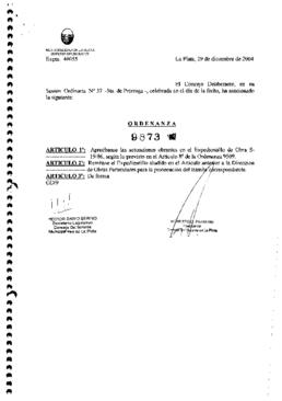 Ordenanza nº 9873 de 2004