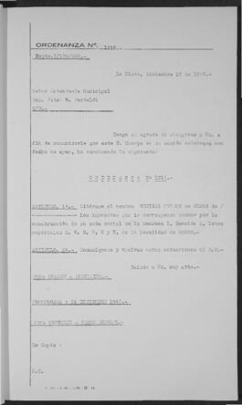 Ordenanza n° 1218 de 1948