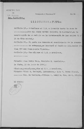 Ordenanza n° 1503 de 1949